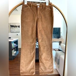 J Jill high rise boot cut corduroy pants. Dark Carob. Size 4